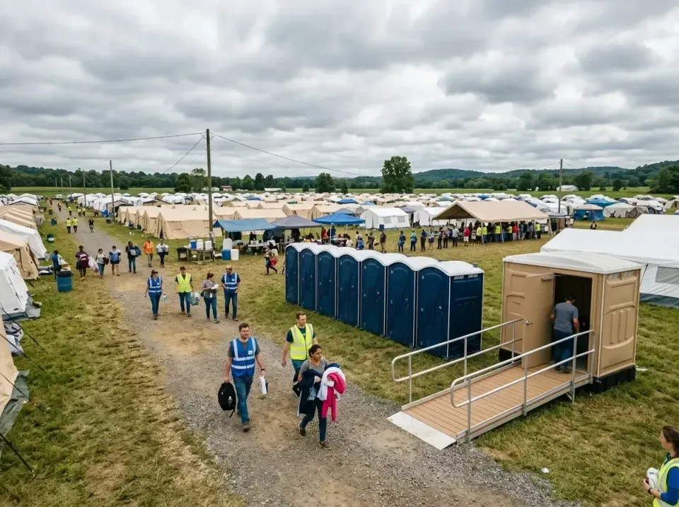 disaster-relief-camp-restrooms-010 — frequently asked questions, Dumpster & Portable Bathrooms Rental in Valparaiso, IN